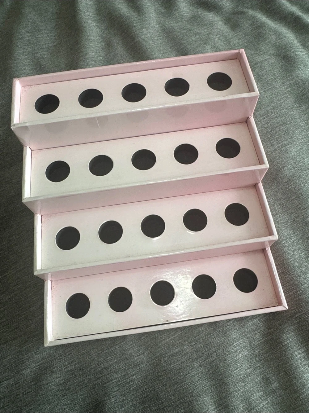 Jeffree Star Makeup Organizer Racks in White and Pink